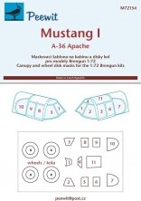 1/72 Canopy mask Mustang I/A-36 Apache