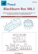 1/72 Canopy mask Blackburn Roc Mk.I