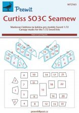 1/72 Canopy mask Curtiss SO3C Seamew