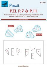 1/72 Canopy mask PZL P.7 & P.11