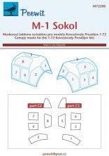 1/72 Canopy mask M-1 Sokol