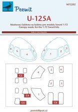 1/72 Canopy mask U-125