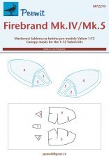 1/72 Canopy mask Firebrand Mk.IV/Mk.5