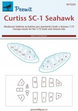 1/72 Canopy mask Curtiss SC-1 Seahawk