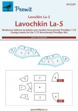 1/72 Canopy mask Lavochkin La-5