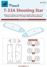 1/72 Canopy mask T-33A Shooting Star