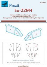 1/72 Canopy mask Su-22M4