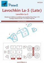 1/72 Canopy mask Lavochkin La-5 late
