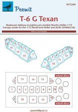 1/72 Canopy mask T-6G Texan