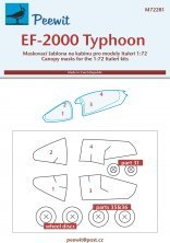 1/72 Canopy mask EF-2000 Typhoon