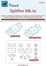 1/72 Canopy mask Spritfire Mk.Ia