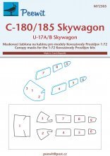 1/72 Canopy mask C-180/185 / U-17 Skywagon