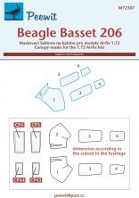 1/72 Beagle Basset 206 masks