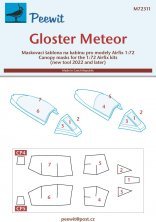 1/72 Gloster Meteor F.8 masks