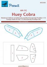 1/72 Canopy mask AH-1G Huey Cobra
