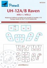 1/72 Canopy mask UH-12A/B Raven, HTE-1/2 for LF Model