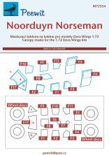 1/72 Canopy mask Noorduyn Norseman for Dora Wings.