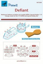 1/72 Canopy mask Defiant for Special Hobby/MPM