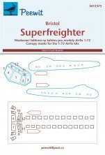 1/72 Canopy mask Bristol Superfreighter for Airfix