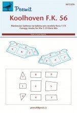 1/72 Canopy mask Koolhoven F.K.56 KORA