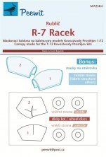 1/72 Canopy mask Rublic R-7 Racek KP
