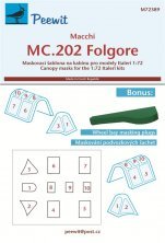Peewit Masque de verri�re MC.202 Folgore 1/72 Italeri