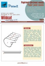 1/72 Paper paint mask Wildcat