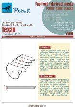 1/72 Paper paint mask Texan