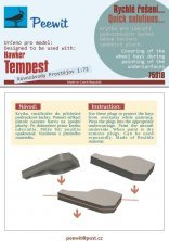 1/72 Wheel bay cover for Hawker Tempest