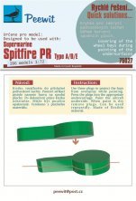 1/72 Wheel bay cover for Spitfire PR Type A/B/E