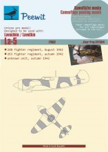 1/72 Paper Camouflage mask La-5