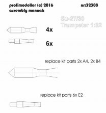 1/32 Static electricity ports for Sukhoi Su-27/Su-30