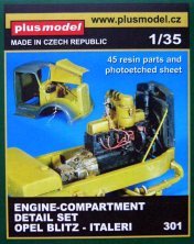 1/35 Opel Blitz engine compartment set