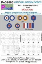 1/32 Insignia Masks for Airacobra RAF
