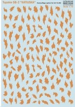 1/72 Tupolev SB-2 Katiuska Camouflage pattern