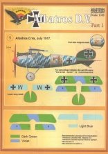 1/48 Albatros D.V Part 1 (wet decal)