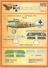 1/48 Albatros D.V Part 2 (wet decal)