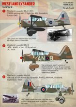 1/48 Westland Lysander WWII (wet decals)