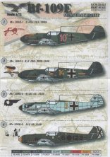 Print Scale 1/72 Messerschmitt Bf-109E D�calques Pt 1