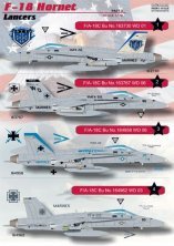 1/72 F-18 Hornet Lancers (wet decals)