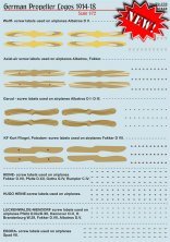 1/72 German Propeller Logos 1914-1918