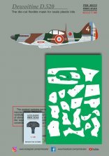 1/48 Dewoitine D.520 with 1AC mask +decal+3D decal