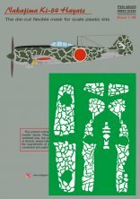 1/48 Nakajima Ki-84 Hayate mask + decal