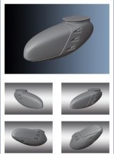 1/48 North-American F-82E/H Twin Mustang Machine Guns pod