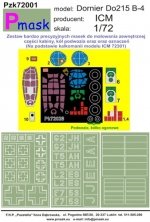 1/72 Dornier Do 215B-4 masks
