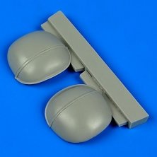 1/32 Messerschmitt BBf 109G-6 correct gun bulges (for Revell)