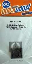 1/32 F-104 Startfighter FOD covers type II for Italeri