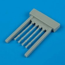 1/48 Wellington gun barrels oval perforated (TRUMP)