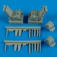 1/48 Sukhoi Su-27UB ejection seats (Academy, Eduard)