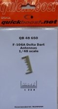 1/48 Convair F-106A Delta Dart antennas (for Trumpeter)